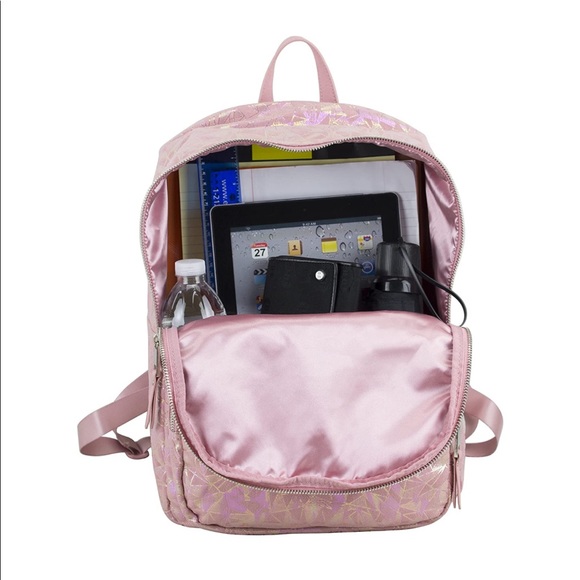 ❌SOLD❌ Pink iridescent geometric print backpack - Picture 6 of 12